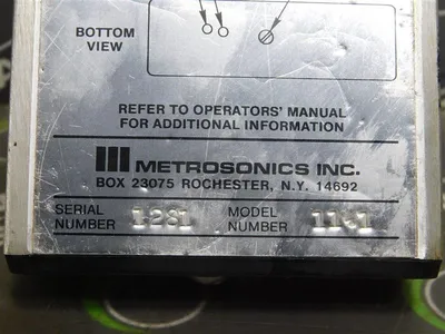 USED METROSONICS 11-1