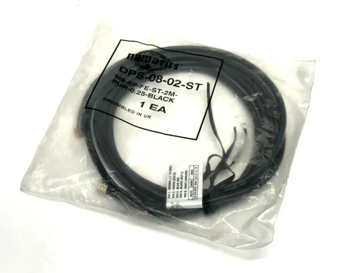 New | in-Stock NUMATICS M6-5P-FE-ST-2M-PUR-0.25-BLACK Connector Accessories Michigan US | Maverick Industrial Sales #1468065