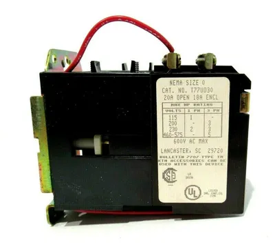 NEW JOSLYN CLARK T77U030-76 CONTACTOR SIZE 0 20A 3 POLE T77U03076