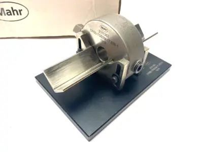 Used MAHR DIMENSIONAIR 2-JET AIR RING GAUGE W/ GUIDE CHUTES & BASE PLATE Air Gages Michigan US | Maverick Industrial Sales #1123047