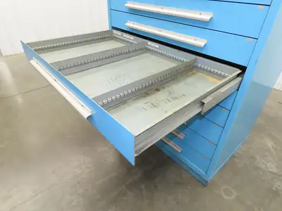 Nu-Era Modular Tool Storage Cabinet 11 Drawer 45x28x61" Stanley Vidmar