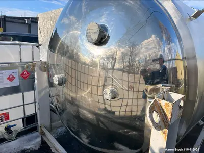 Used Glacier Tanks 40 BBL Stainless Steel Brew Tank / Fermenter – Jacketed Conical Fermentation Vessel