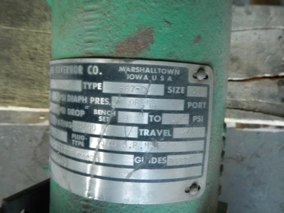 Fisher 1" 3600 Class, WCB Steel Threaded Control Valve
