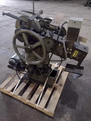 1963 LUDWIG GREFE MODEL #0 FLAT DIE THREAD ROLL THREADER: STOCK #19184