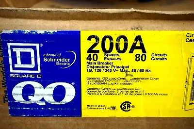 NEW SQUARE D CQO140M200C CIRCUIT BREAKER LOAD CENTER SER.S04