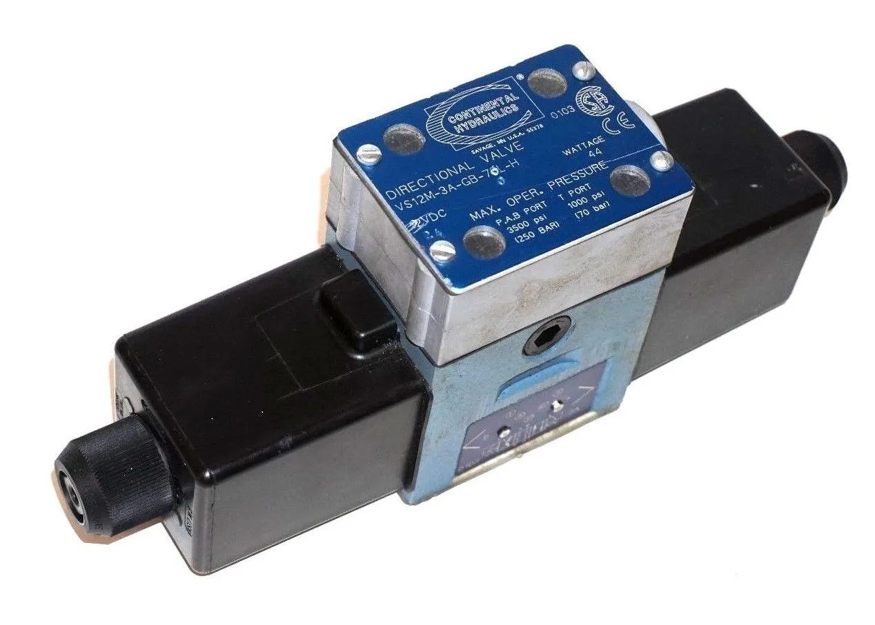 NEW CONTINENTAL HYDRAULICS VS12M-3A-GB-70L-H CONTROL VALVE VS12M3AGB70LH