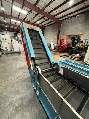 Bunting Used Magnetic Separator System and Conveyor, 26" Wide, yr. 2012