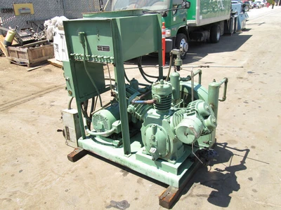Ingersoll-Rand, industrial reciprocating air compressor with aftercooler, 20 HP