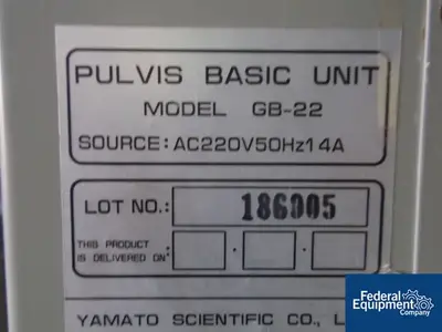 USED Yamato Scientific MODEL GB22 YAMATO LAB SPRAY DRYER