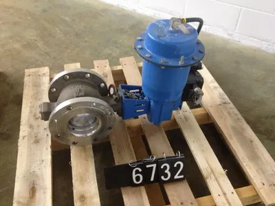 Neles Jamesbury 6"-150 V-Ball Control Valve