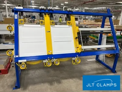 JLT #717C-CHBB – Double Miter Door Clamp 38″ X 96″ Capacity