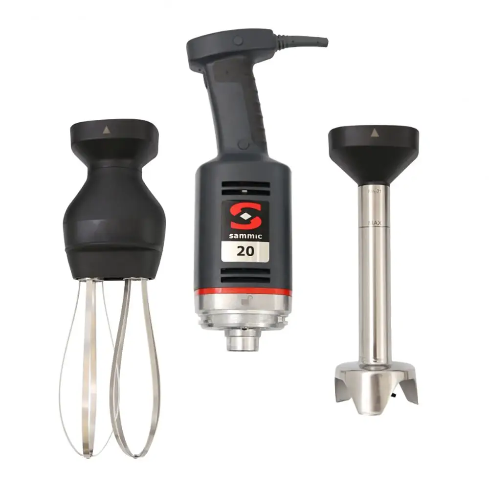 Sammic MB-21 15 4/5 Qt Immersion Blender W/ 12" Whisk & 9 4/5" Blending Arm, 120v