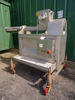BCH JKTD Horizontal Auger Screw Extruder 120 mm dia x 2000 mm long