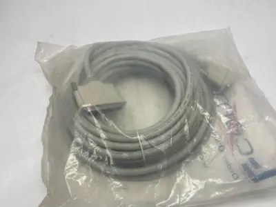 NEW L-COM PREMIUM MOLDED D-SUB CABLE DB37 MALE/MALE 50'