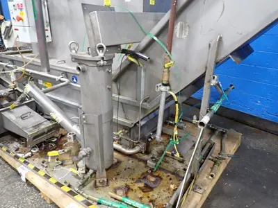 CRYSTAL FILTRATION CONTINUOUS FILTER COOLANT SYSTEM, WITH DRAG-OUT CONVEYOR : YOBRO #25069