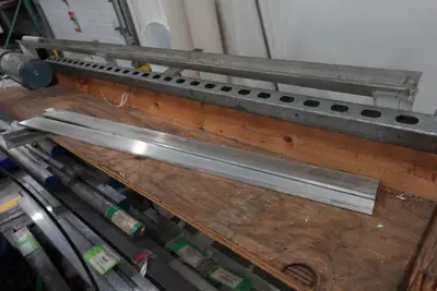 Storage Rack with Assorted Aluminum and Stainless