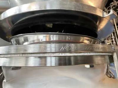 Heinkel HF 600.1 Inverting Filter centrifuge, 316L SS.