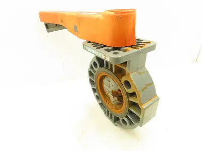 Hayward 3" PVC Butterfly Valve 150 PSI EPDM 4-Bolt 12" Lever  BY Series
