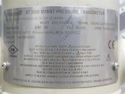 USED HONEYWELL STD120-A1H-00000-DE,S2,SV,1C+XXXX