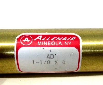 NEW ALLENAIR AD-1-1/8X4 PNEUMATIC CYLINDER AD118X4