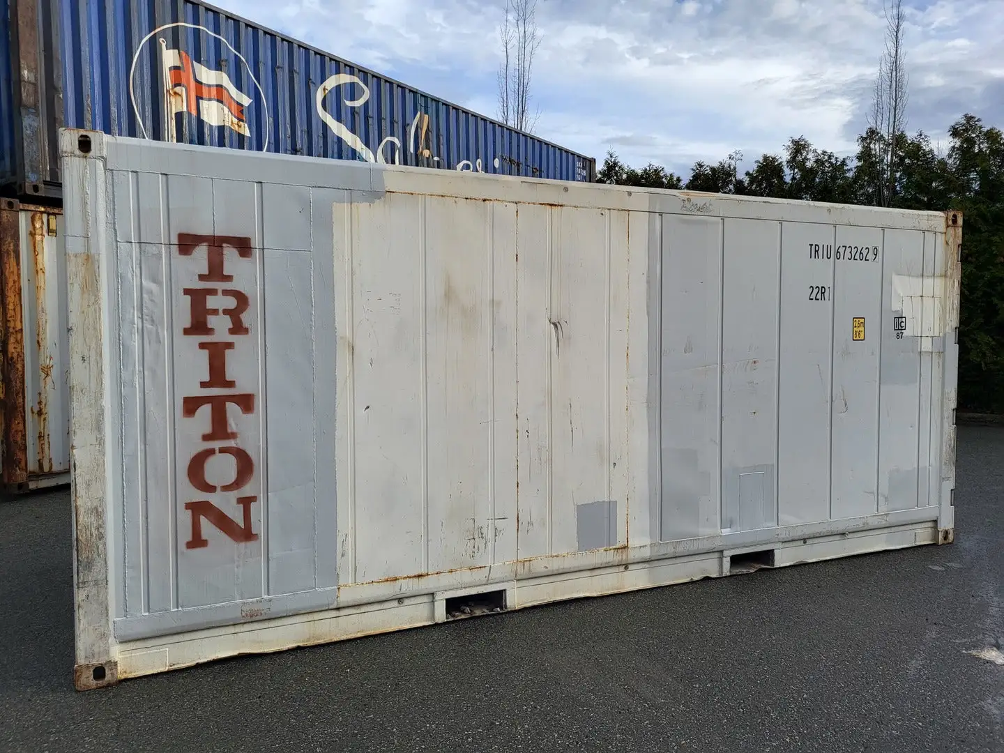 20 ft Working Refrigerated Shipping Container- TRIU6732629