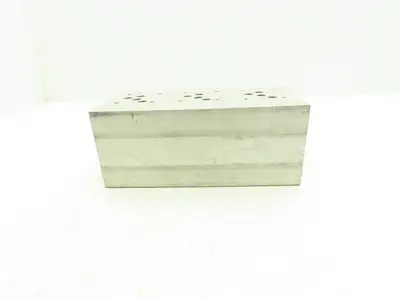 Daman AD05HP033P 3-Station Aluminum Hydraulic Manifold Valve Block NPT Ports