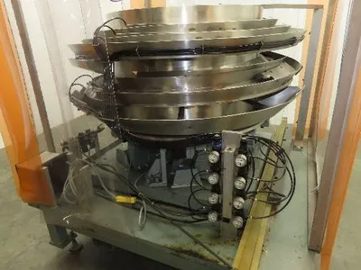 Vibracraft Vibratory Parts Feeder 36" Stainless Bowl Bottle Cap Sorter 115V