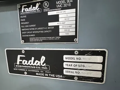 1995 FADAL VMC-3016 Vertical Machining Centers | Universal Press & Machinery (UPM) (2)