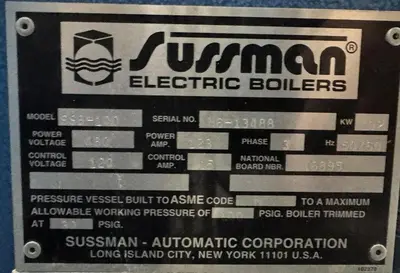 USED SUSSMAN SSB100
