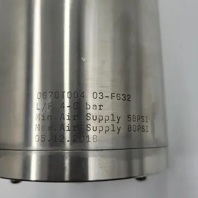 USED UNIBLOC UNIBLOC - PUMP - STAINLESS STEEL ACTUATOR 03-F632 0678T004