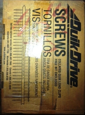 Screws,No.X1S1016, 5/16 HEX #10x1",Approx.1500 screws per box(33)Boxes Available