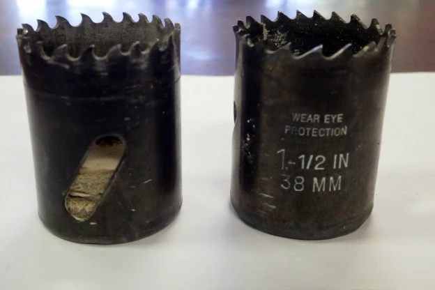 Used 1 1/2" (38mm) Bi-Metal Hole Saw (QTY 2)