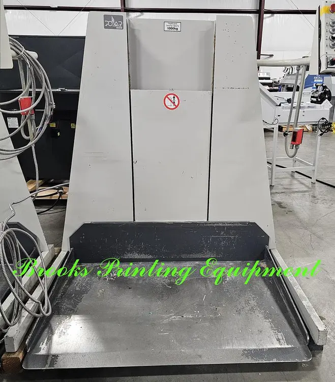Used 2004 POLAR LW-1000-4 Paper Joggers North Carolina US | BROOKS PRINTING EQUIPMENT #678532