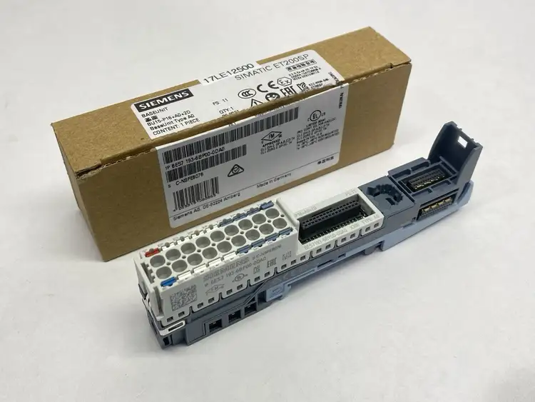 Used SIEMENS SIMATIC ET200SP BASE UNIT BU15-P16+A0+2D PLC Chassis | Maverick Industrial Sales #1104235