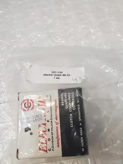 ELECTROID CO ELECTRIC CLUTCH 88.32 201-130
