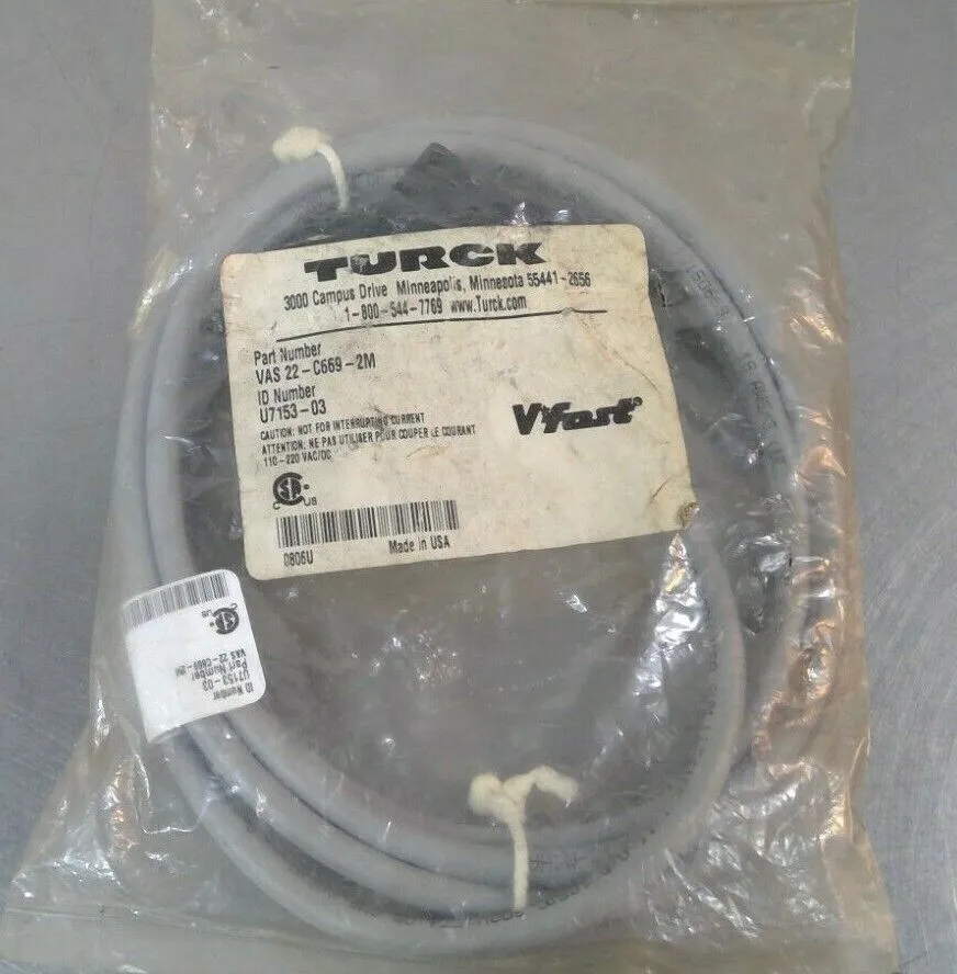 Turck - VAS 22-C669-2M - Cable - U7153-03 5E