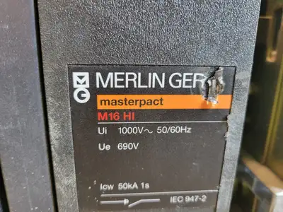 Used MERLIN GERIN M16H1 Switchgears British Columbia CA | Lenmark #1427015