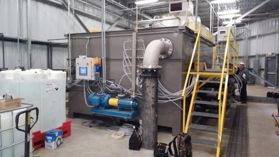 NEW: 200 GPM Dissolved Air Flotation System, 304SS.