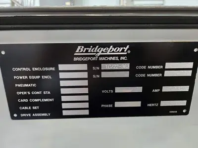 USED 1996 BRIDGEPORT TORQ CUT 22