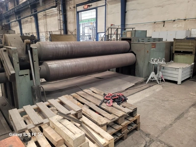 PIESOK 3-rolls Plate Bending Rolls, in very good used condition, video, POA