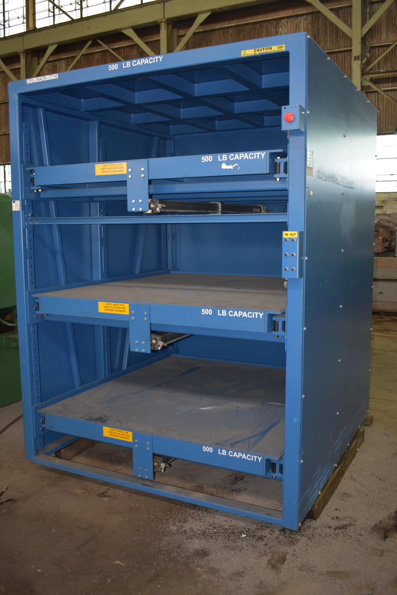 USED PROPER STORAGE SYSTEMS APH-500-60X60 3-90-SB