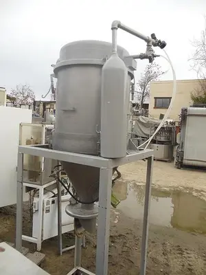 Dust Collector, 16 SF, S/St, Separator, Pulse Jet #S742677