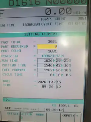 2015 NOMURA HBA 110T-R2 BORING MILLS, HORIZ., TABLE TYPE, N/C & CNC | Prime Machinery (14)