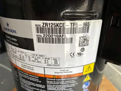 New | in-Stock COPELAND ZR125KCE-TF5-965 Parts (Hydraulics and Pneumatics) British Columbia CA | Lenmark #913460