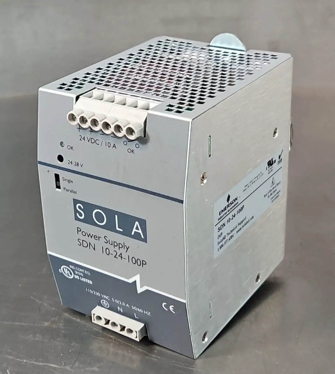 Emerson SDN10-24-100P Power Supply loc4B13