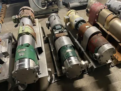 Used 2001 TRI-CLOVER PR125-3-TC1-4-ST-S Rotary Pumps North Carolina US | DH Griffin Used Equipment #1383764