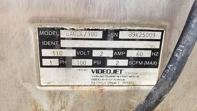 USED VIDEOJET EXCEL 100