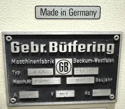 USED 2000 BUTFERING VEGA E 213-CE S-VERSION