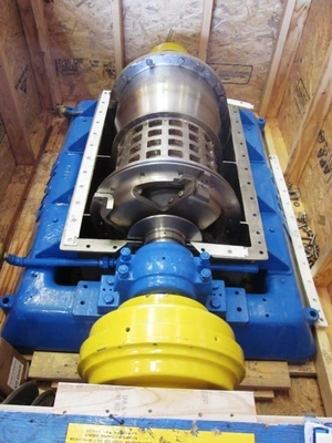 Andritz Bird 18 x 28 screen bowl decanter centrifuge, 316L SS.