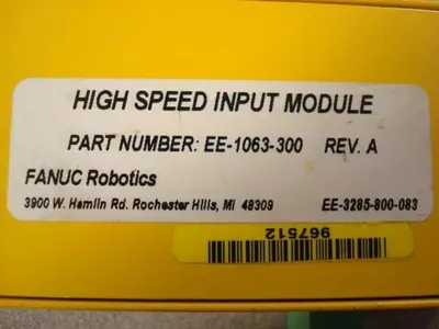 Fanuc Robotics EE-1063-300 High Speed Input Module Used